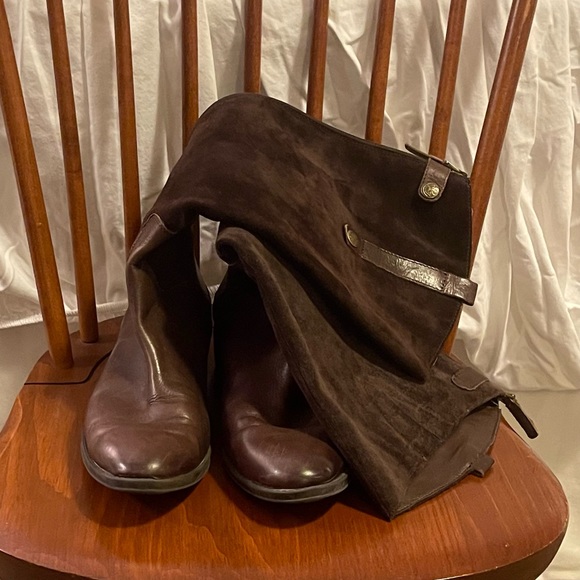 Sam Edelman vintage size 10M brown leather and suede boots #Edelman #vintage - Picture 3 of 13